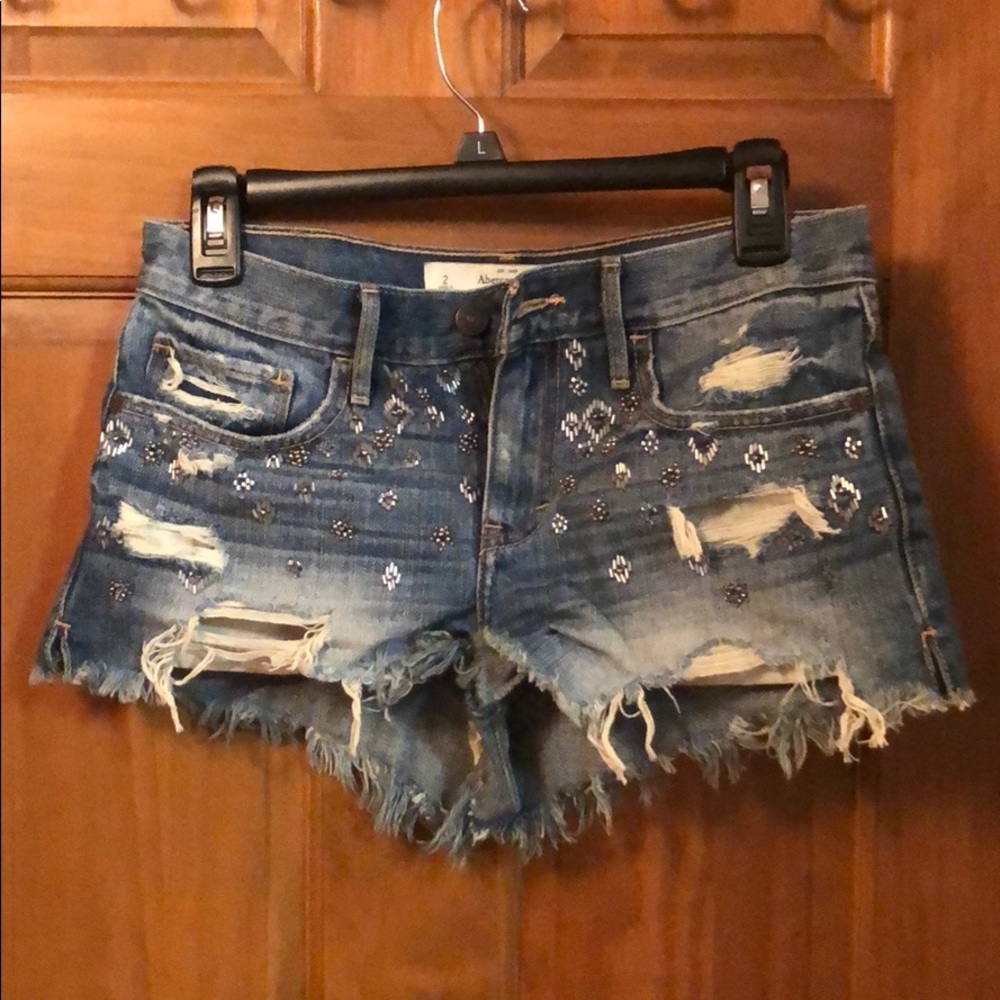 Abercrombie jean shorts!
